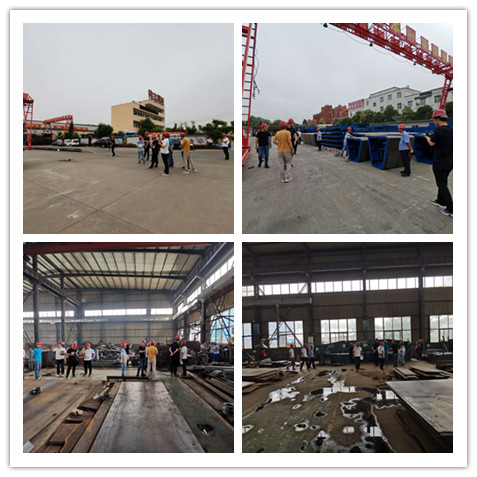 歡迎高速業主帶領考察團到偉志模板參觀考察